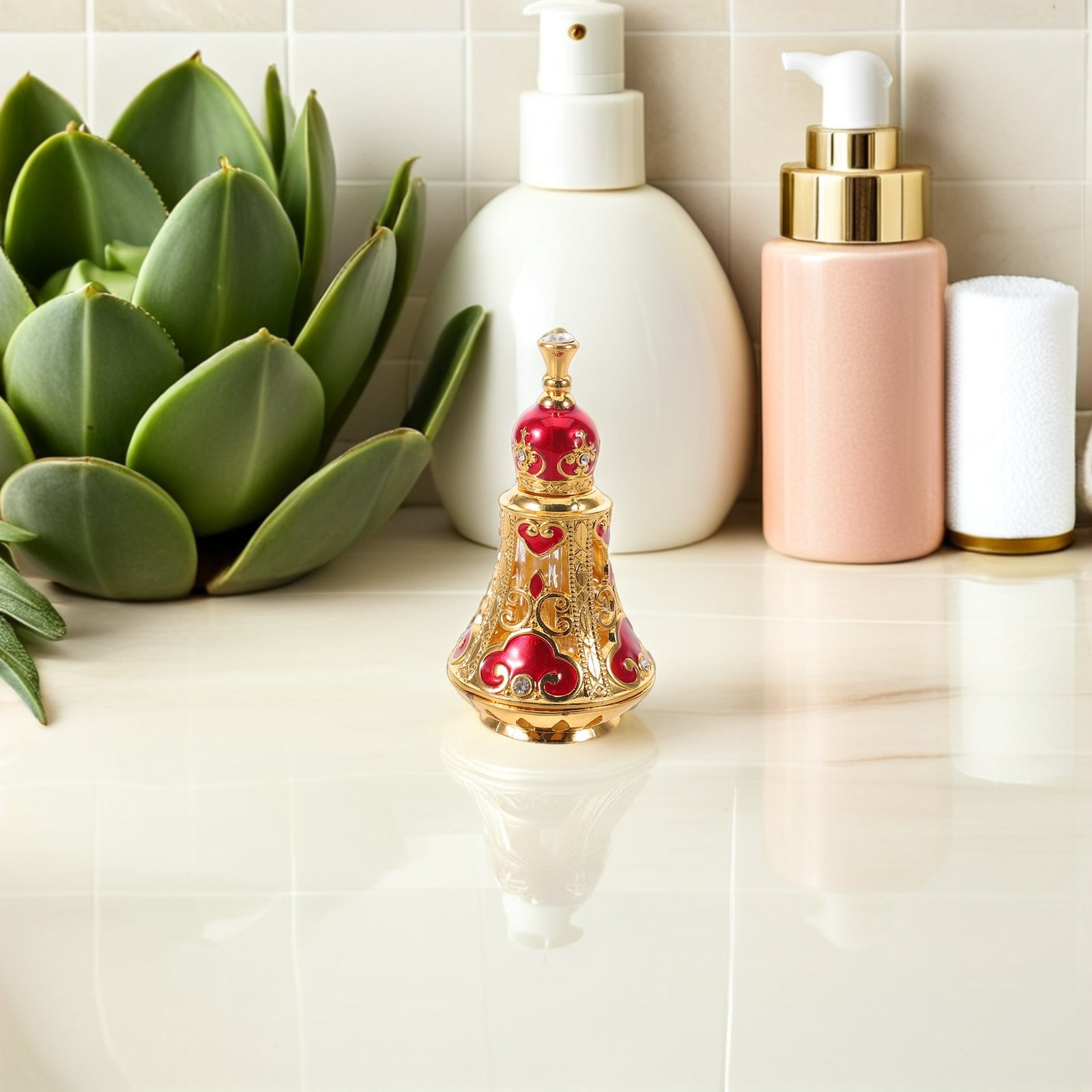 Perfume Refill Bottle - Botella de Perfume Oriental Vintage Recargable
