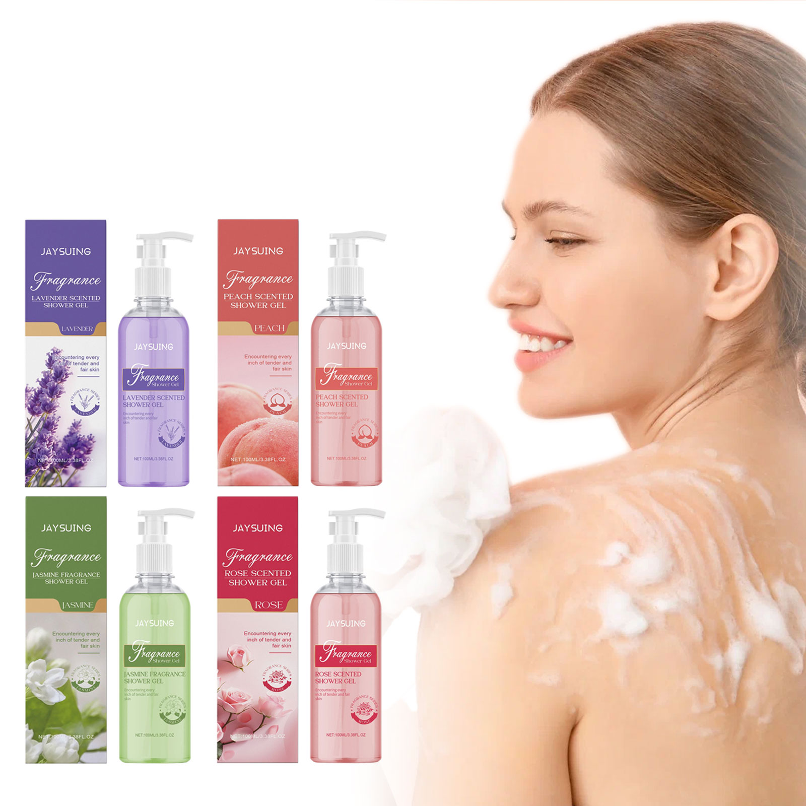 Perfume Fragrance Shower Gel - Gel de ducha fragante, Perfume de
