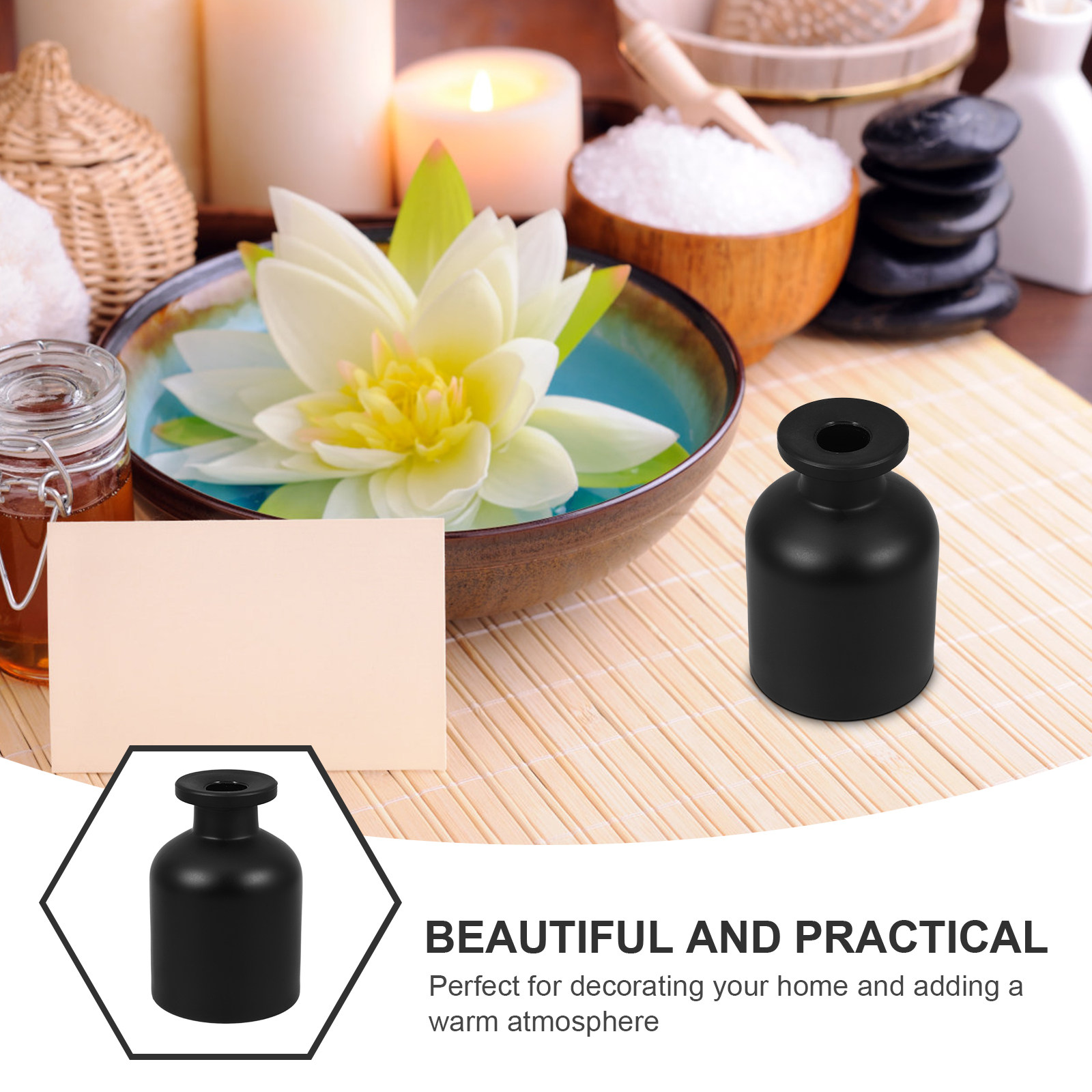 2 Botellas Difusoras de Vidrio - Perfume Refill Bottle reseña y precio