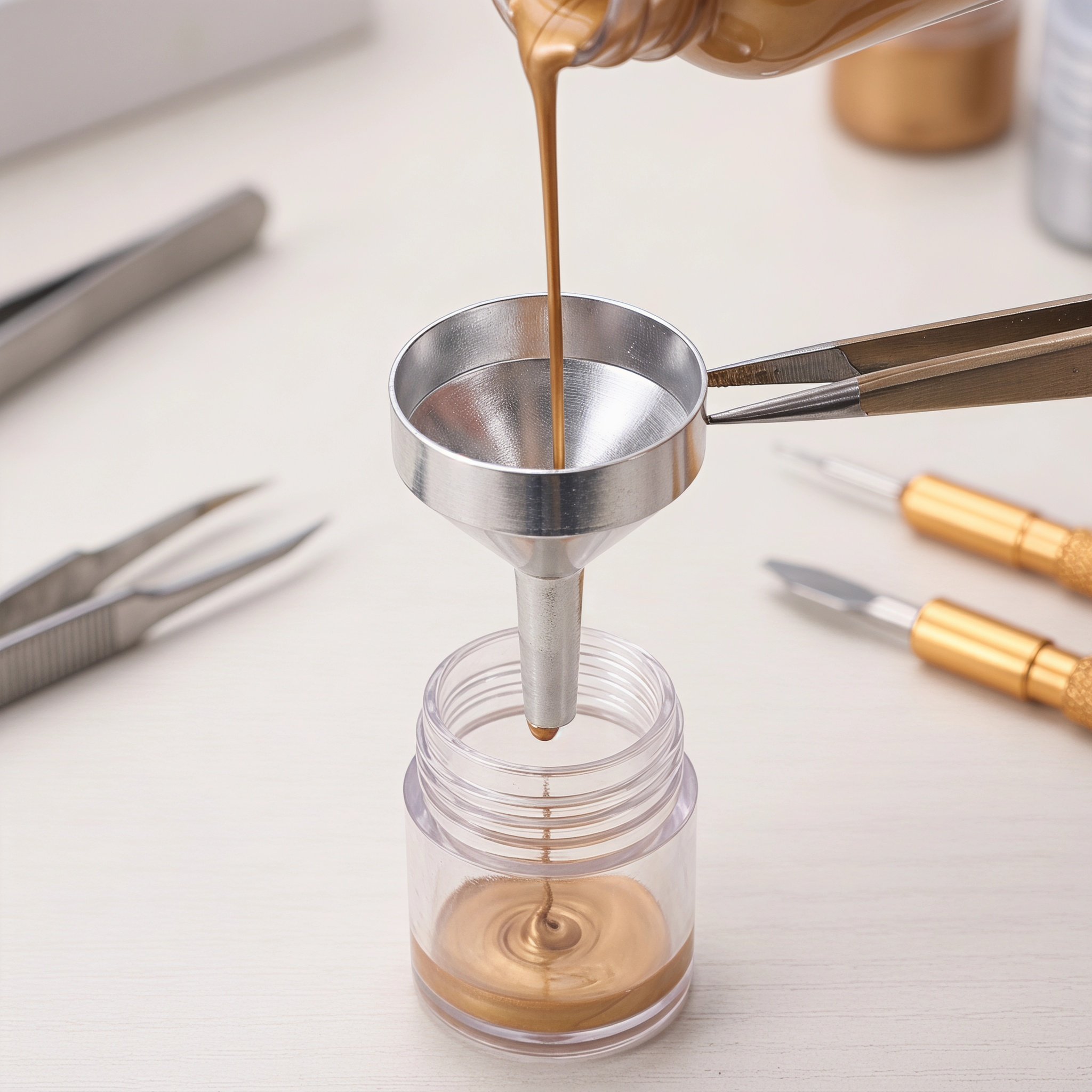 Juego de 1 embudo metálico, mi - Perfume Refill Bottle reseña y precio