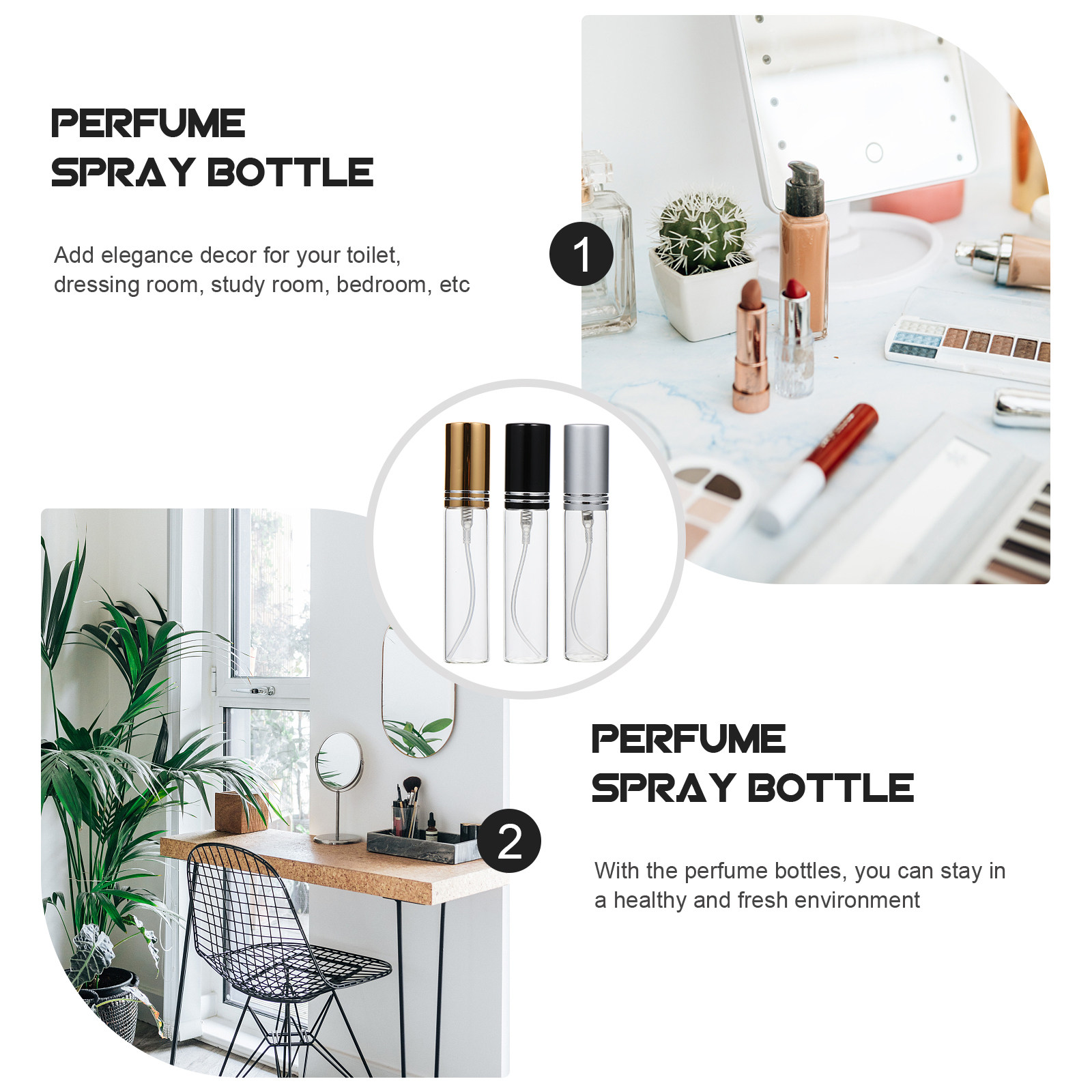 6 piezas de botellas de perfum - Perfume Refill Bottle reseña y precio