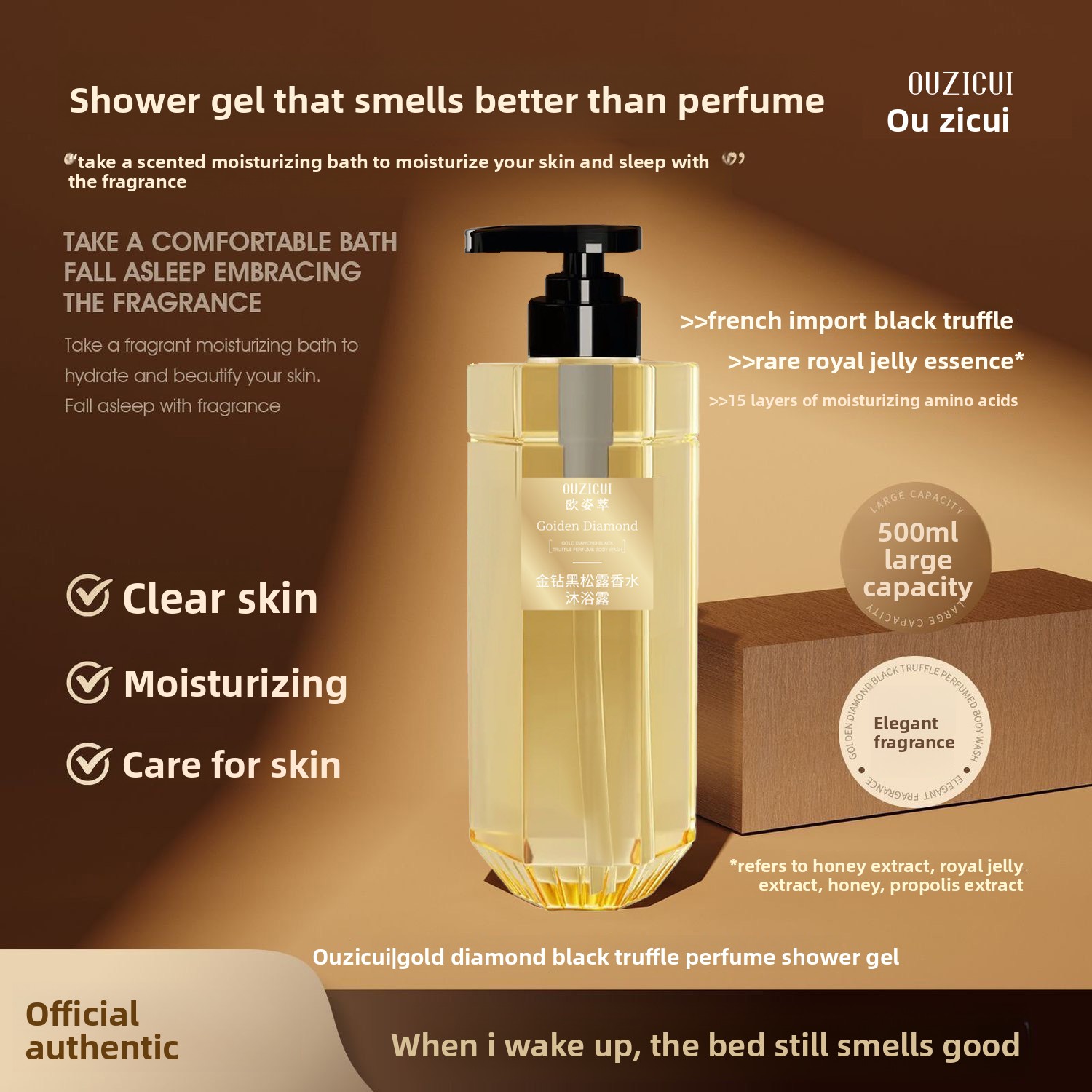 Gel de ducha Golden Diamond Bl - Perfume Fragrance Shower Gel reseña y precio